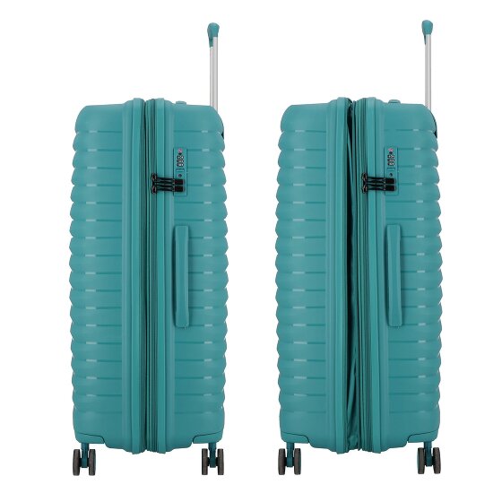 d&n Travel Line 4500 4 Rollen Trolley L 75 cm mit Dehnfalte