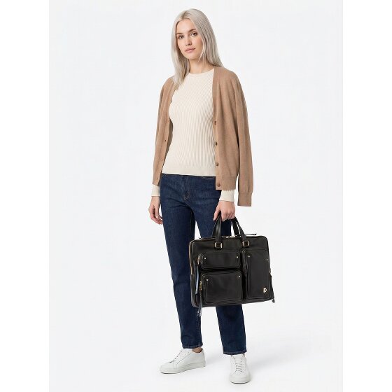 DuDu Pocket Aktentasche Leder 36 cm Laptopfach