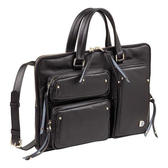 DuDu Pocket Aktentasche Leder 36 cm Laptopfach