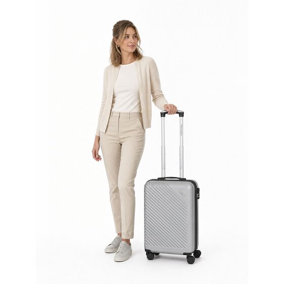 Check.In Paradise 2.0 4 Rollen Kabinentrolley S 55 cm mit Dehnfalte