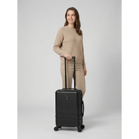 camel active Hanoi 4 Rollen Kabinentrolley S 55 cm mit Dehnfalte