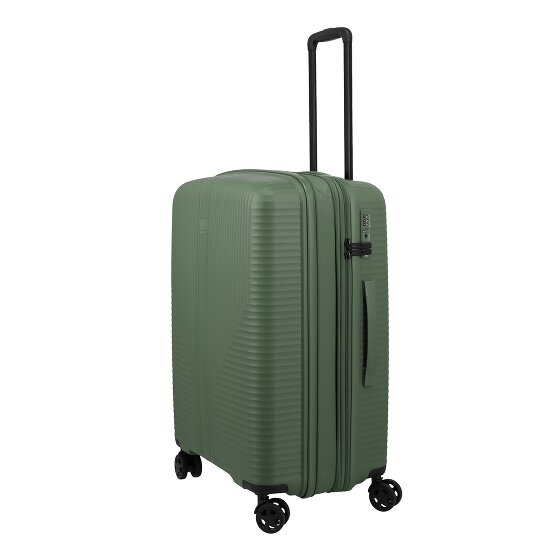 Travelite Air Stripe 4 Rollen Kofferset 3-teilig mit Dehnfalte