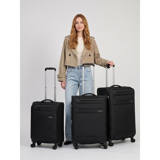 Worldpack Chicago 4 Rollen Kofferset 3-teilig mit Dehnfalte