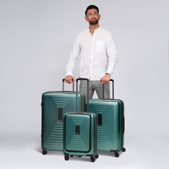 Redolz Essentials 14 4 Rollen Kofferset 3-teilig mit Dehnfalte