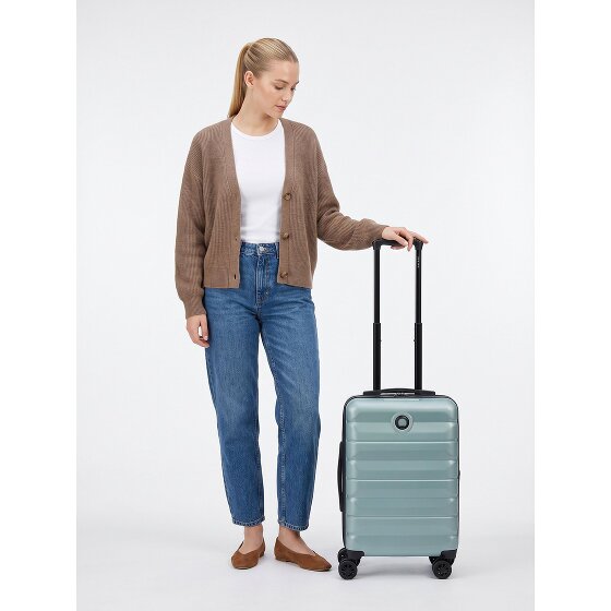 Delsey Paris Air Armour 4 Rollen Kabinentrolley 55 cm mit Dehnfalte