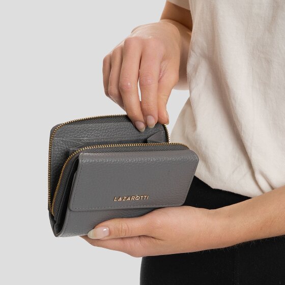 Lazarotti Bologna Leather Geldbörse Leder 12 cm