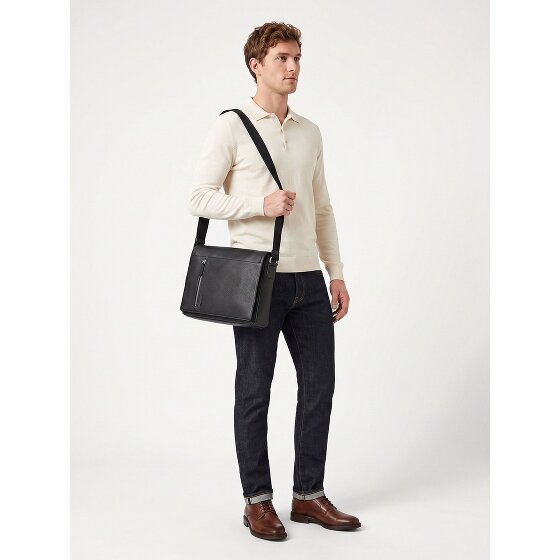 Strellson Kennington Messenger Leder 38 cm Laptopfach
