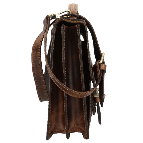 Mika Aktentasche Leder 38 cm