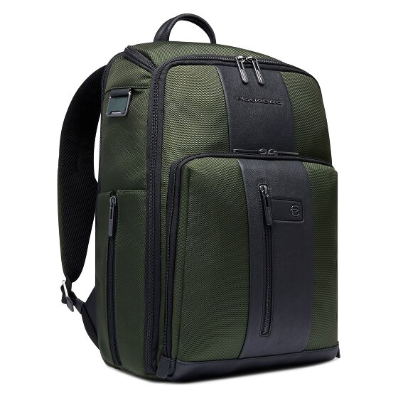 Piquadro Brief Reiserucksack Leder 43 cm laptopfach