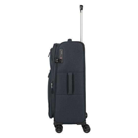 Travelite Kick Off 4 Rollen Trolley M 67 cm mit Dehnfalte