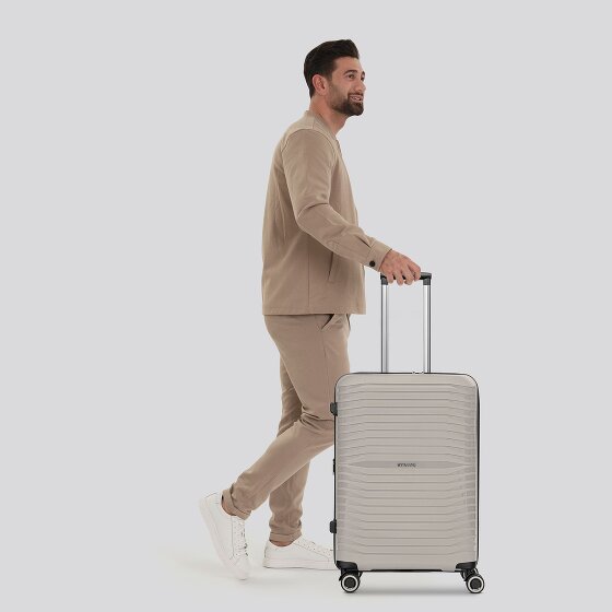 Stratic Shine 4 Rollen Trolley 65 cm mit Dehnfalte