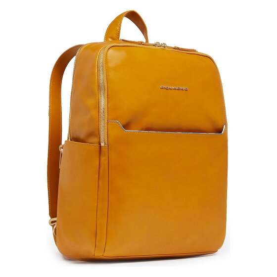 Piquadro Blue Square Daypack RFID Schutz Leder 37 cm Laptopfach