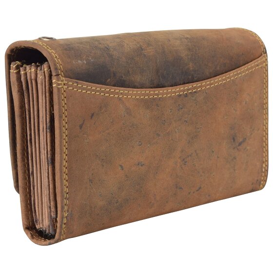 Greenburry Vintage Kellnertasche Geldbörse Leder 18 cm