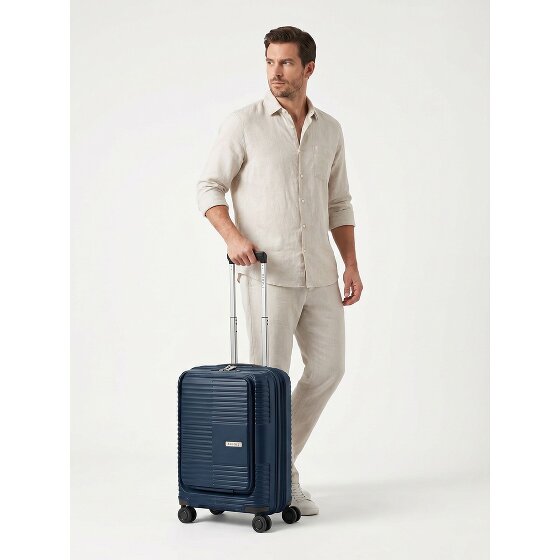 Redolz Essentials 17 2.0 4 Rollen Kabinentrolley 55 cm Laptopfach mit Dehnfalte