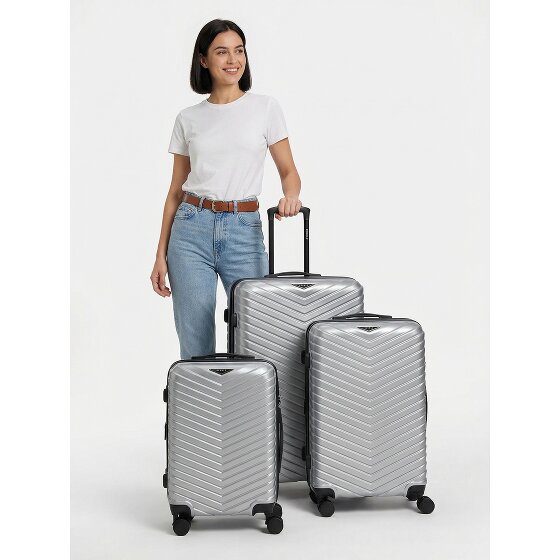 Redolz Essentials 18 4 Rollen Kofferset 3-teilig mit Dehnfalte