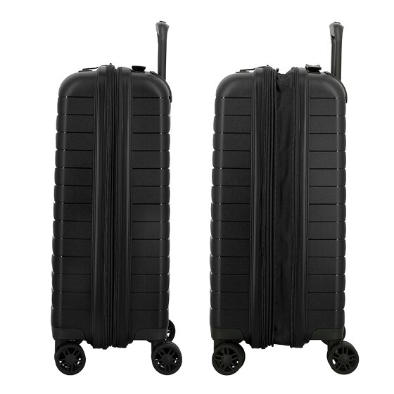 Jump Striper 4 Rollen Kabinentrolley 55 cm mit Dehnfalte