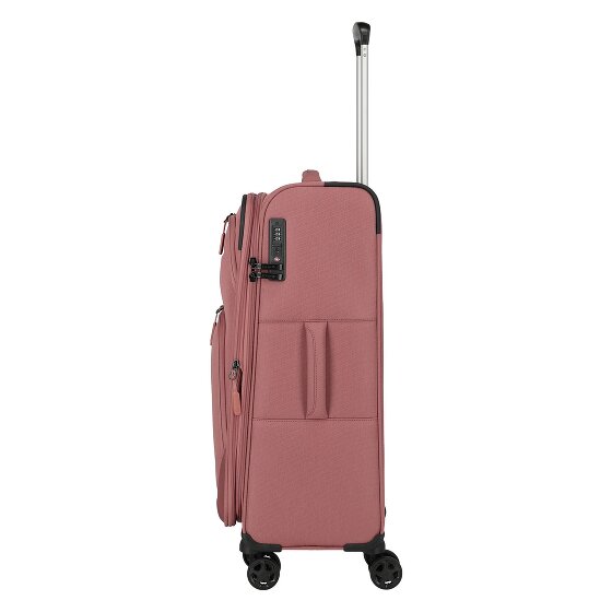 Travelite Kick Off 4 Rollen Trolley M 67 cm mit Dehnfalte