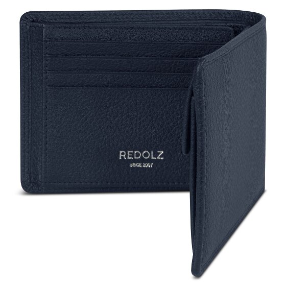 Redolz Leather Essentials QF Geldbörse RFID Leder 12 cm ausklappbar