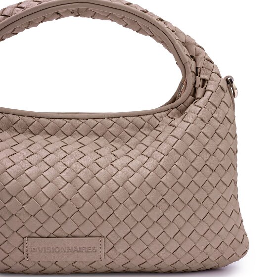 LES VISIONNAIRES Sadie Weave Schultertasche Leder 37 cm