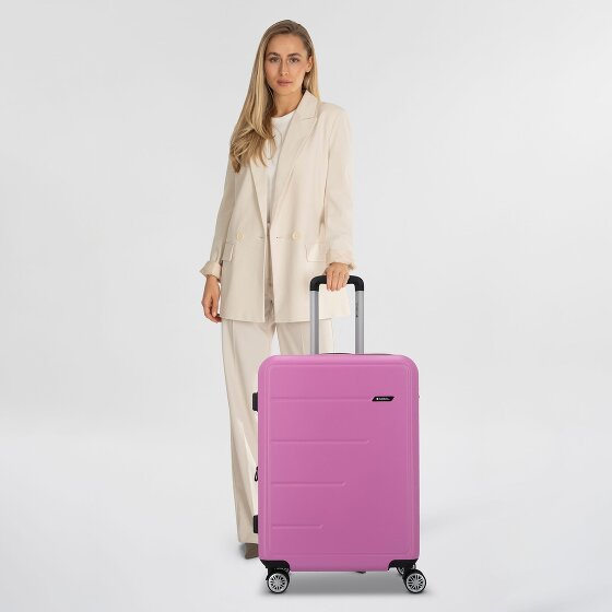 Gabol Future Plus 4 Rollen Trolley 66 cm mit Dehnfalte