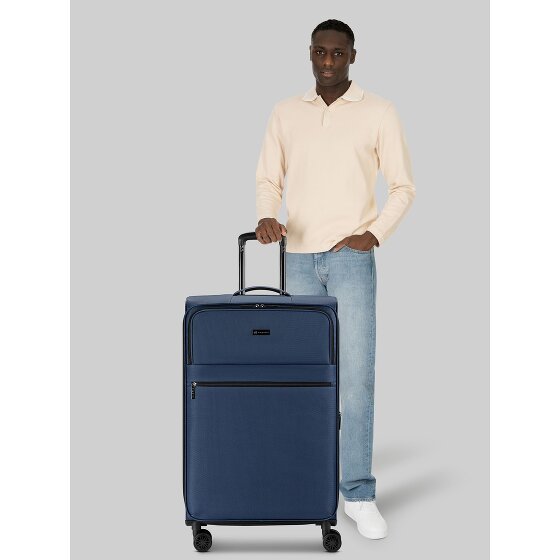 Bugatti Valencia Soft 4 Rollen Trolley L 75 cm mit Dehnfalte