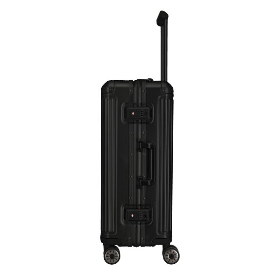 Travelite Next 4-Rollen Trolley Aluminium 67 cm