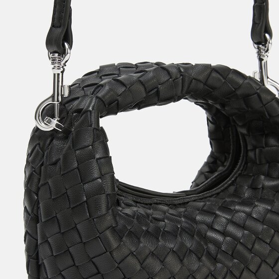 LES VISIONNAIRES Greta Micro weave Handtasche Leder 20 cm