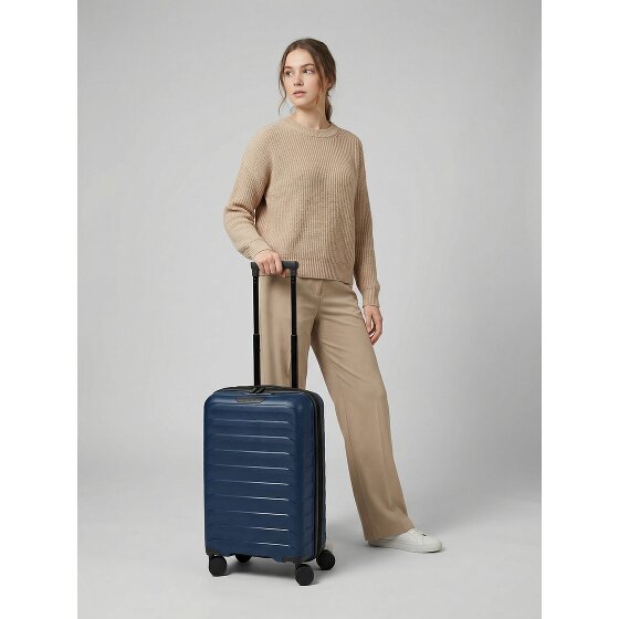 d&n Toronto 4 Rollen Kabinentrolley S 54 cm mit Dehnfalte