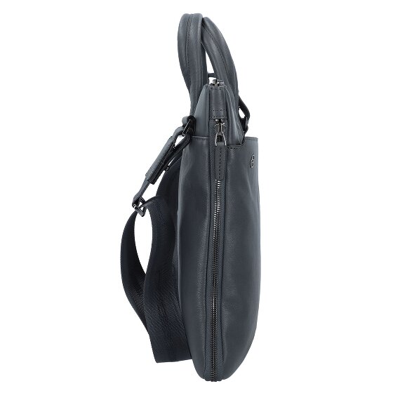 Piquadro Black Square Aktentasche Leder 42 cm Laptopfach