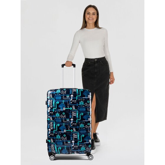 Nowi 4 Rollen Trolley L 76.5 cm