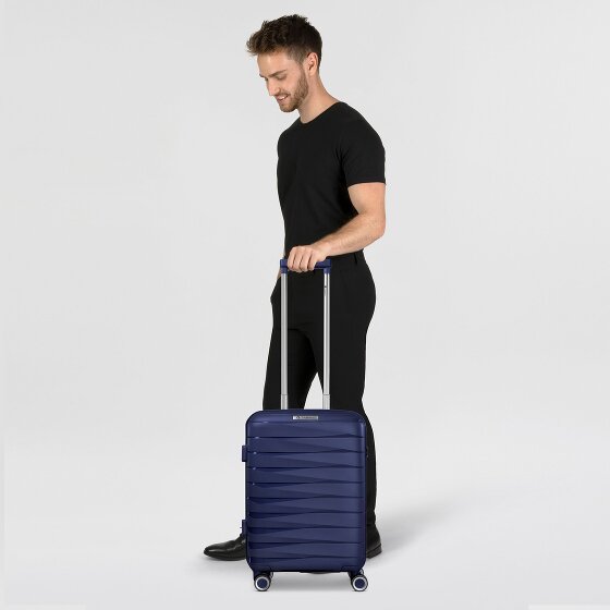Franky London 4 Rollen Kabinentrolley S 55 cm mit Dehnfalte