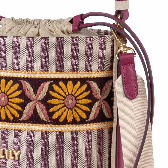 Oilily Metallic Stripe Beuteltasche 19 cm