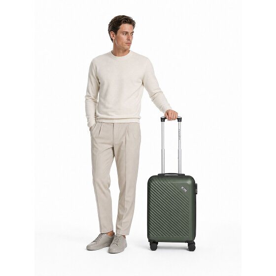 Check.In Paradise 2.0 4 Rollen Kabinentrolley S 55 cm mit Dehnfalte