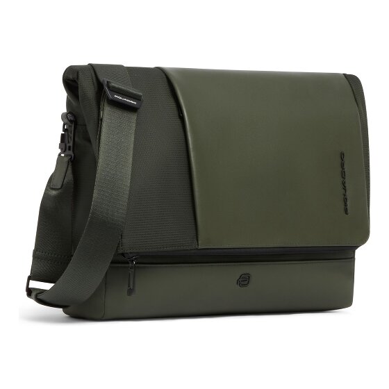 Piquadro Sync Messenger RFID Schutz Leder 27 cm Laptopfach