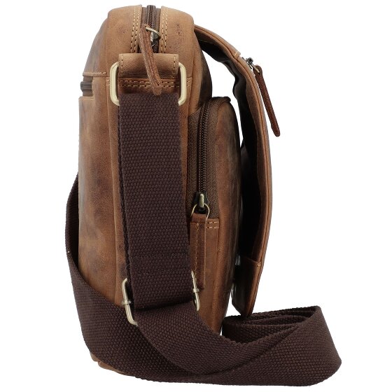 Greenburry Vintage Umhängetasche Leder 20 cm