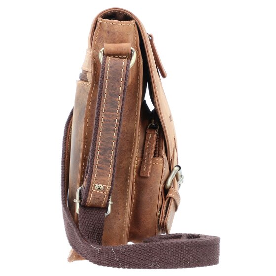 Greenburry Vintage Umhängetasche Leder 18 cm
