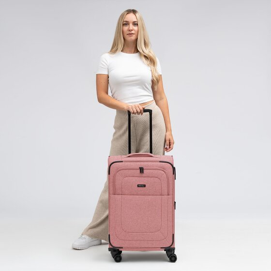 Redolz Essentials 12 MEDIUM 4-Rollen Trolley 67 cm mit Dehnfalte