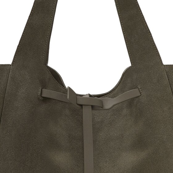 LES VISIONNAIRES Garbriella Shopper Tasche Leder 40 cm