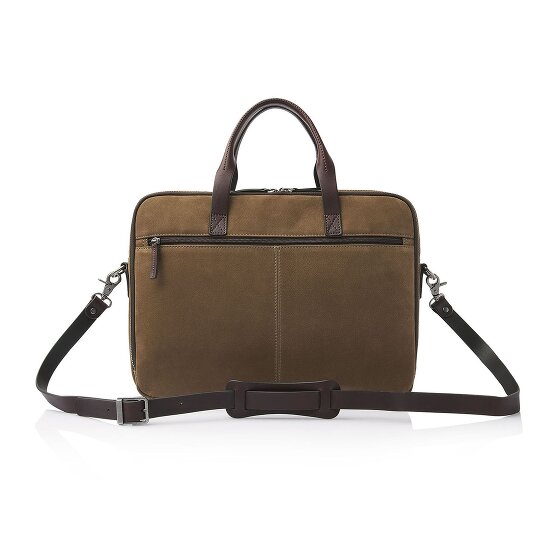 Castelijn & Beerens Nubuck Aktentasche Leder 41 cm Laptopfach