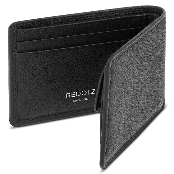 Redolz Leather Essentials QF kleine Geldbörse RFID Leder 10,5 cm