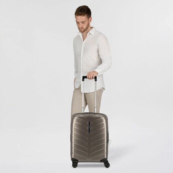 Samsonite Attrix 4 Rollen Kabinentrolley 55 cm mit Dehnfalte