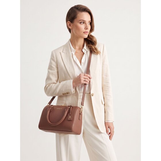 Lazarotti Bologna Leather Bowling-Bag Handtasche Crossbody Leder 26 cm