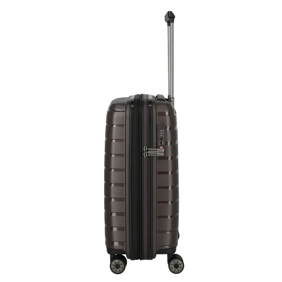 Travelite Air Base 4 Rollen Kabinentrolley 55 cm mit Dehnfalte