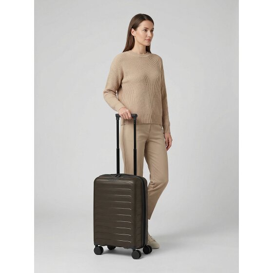 d&n Toronto 4 Rollen Kabinentrolley S 54 cm mit Dehnfalte