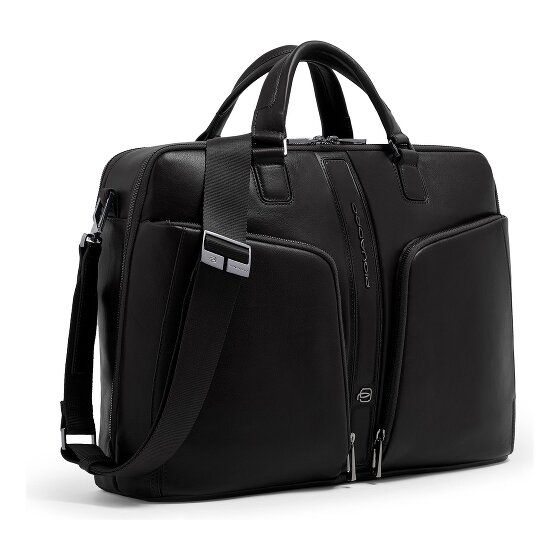 Piquadro Victor Aktentasche RFID Schutz Leder 43 cm Laptopfach