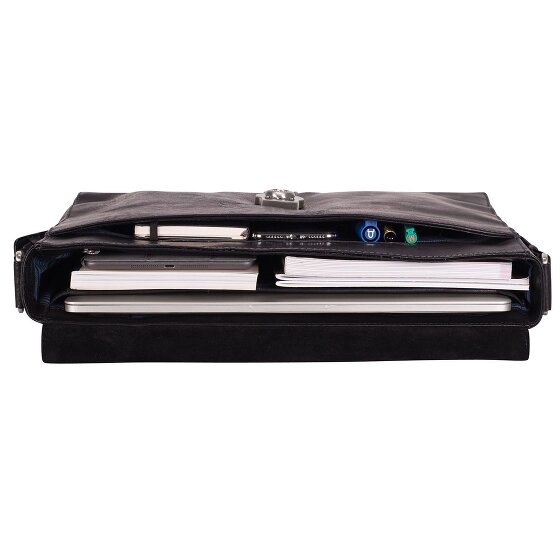 Leonhard Heyden Bergamo Messenger Leder 38 cm Laptopfach