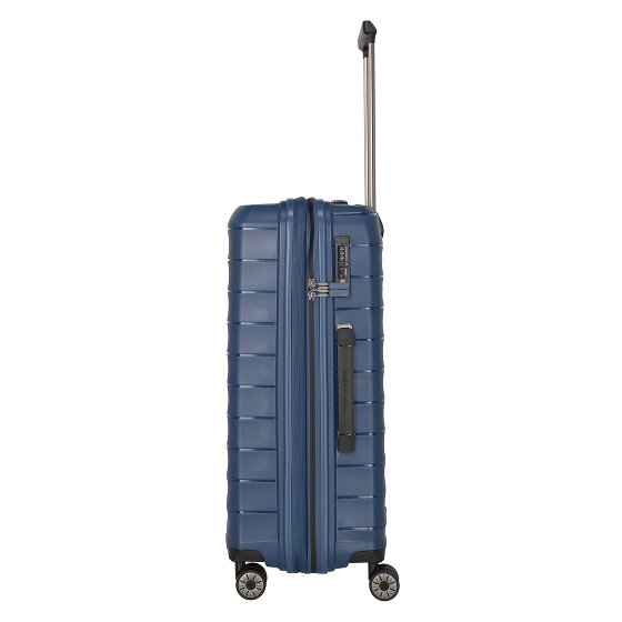 Travelite Mooby 4 Rollen Trolley M 66 cm mit Dehnfalte