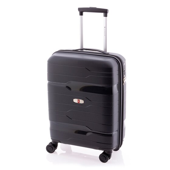 Gladiator 3800 4 Rollen Kabinentrolley 55 cm mit Dehnfalte