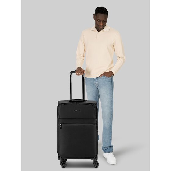 Bugatti Valencia Soft 4 Rollen Trolley M 65 cm mit Dehnfalte