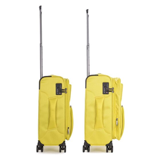 Stratic Bendigo Light Style 4 Rollen Kabinentrolley S 54 cm mit Dehnfalte